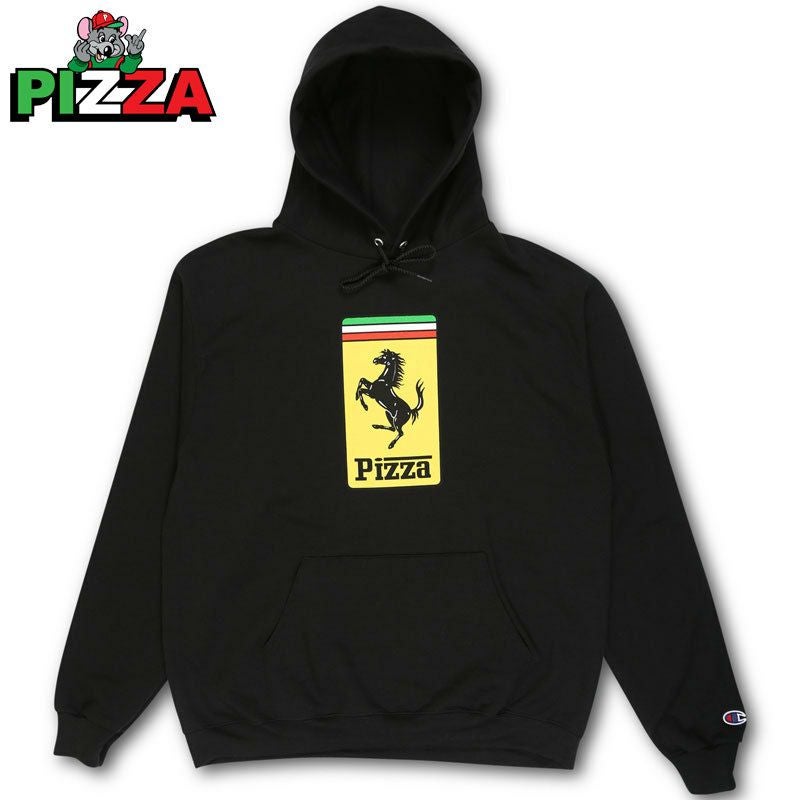 ピザスケートボード PIZZA SKATEBOARDS RARI HOODIE(BLACK) | 大阪