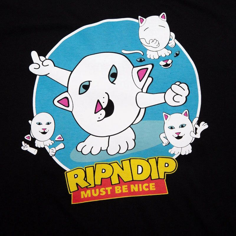リップンディップ RIPNDIP NERM STORY TEE(BLACK) | 大阪心斎橋