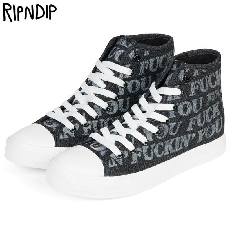 リップンディップ RIPNDIP FUCKIN FUCK HIGH TOP SHOES(BLACK) | 大阪