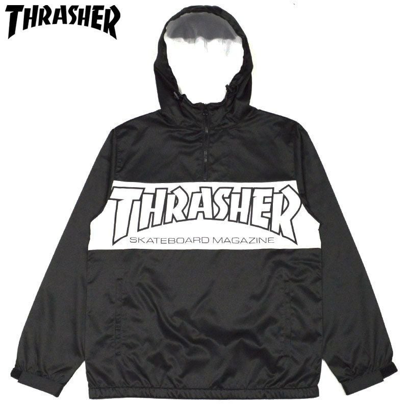 THRASHER MAGAZINE　スラッシャー　アノラック　USAーL　未使用 スラッシャー THRASHER MAG ANORAK PK(BLACK/WHITE) | 大阪心斎橋