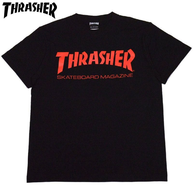 スラッシャー THRASHER MAG LOGO.TEE(BLACK/RED) | 大阪心斎橋アメリカ