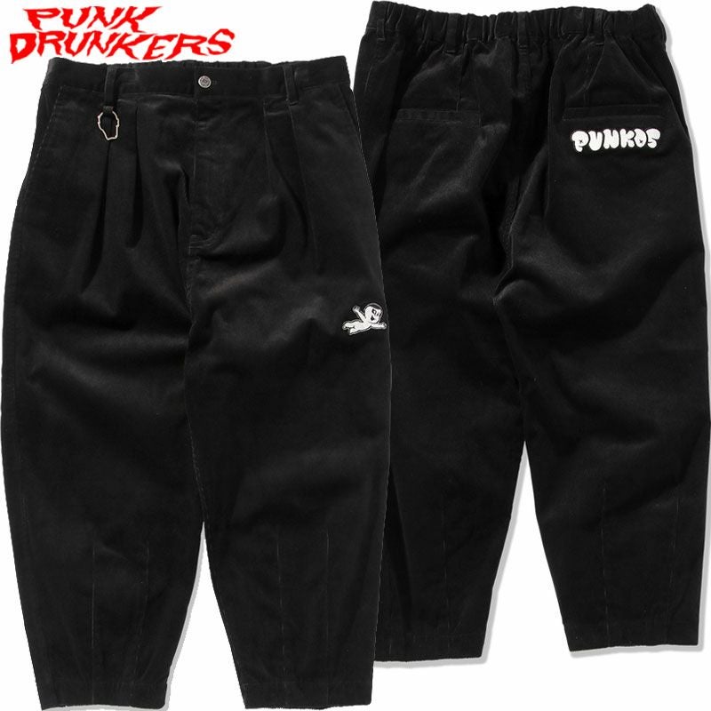 パンクドランカーズ PUNK DRUNKERS おばけコーデュロイタックパンツ