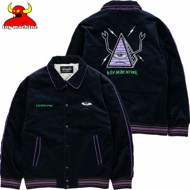 トイマシーン TOY MACHINE PYRAMID SECT CORDUROY JACKET(BLACK