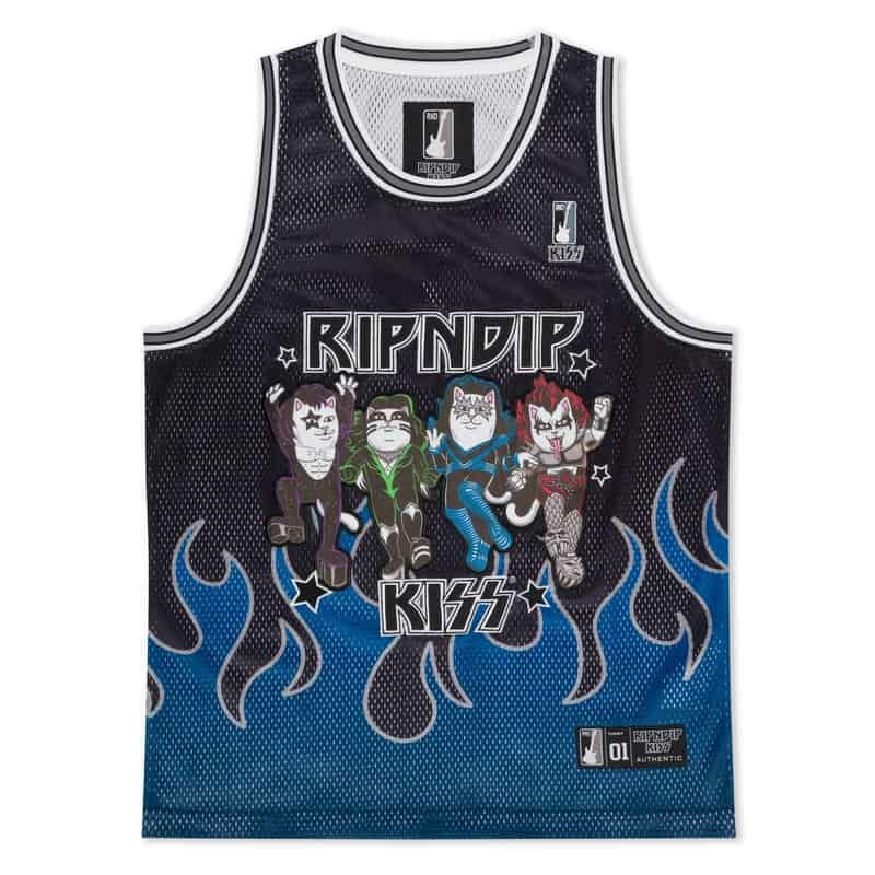 リップンディップ RIPNDIP MADE FOR LOVIN BASKETBALL JERSEY(BLACK