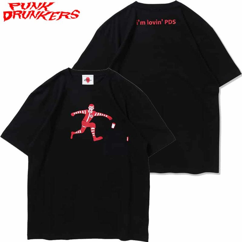 パンクドランカーズ PUNK DRUNKERS ゴミ箱ポケTEE(BLACK) | 大阪心斎橋