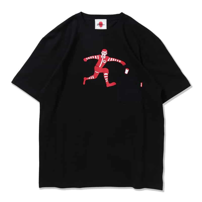パンクドランカーズ PUNK DRUNKERS ゴミ箱ポケTEE(BLACK) | 大阪心斎橋