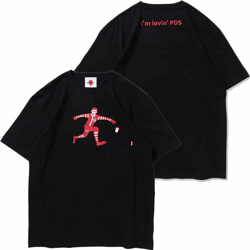 パンクドランカーズ PUNK DRUNKERS ゴミ箱ポケTEE(BLACK) | 大阪心斎橋