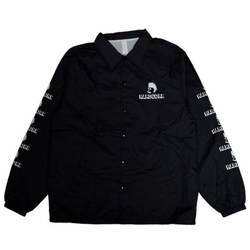 スカルスケーツ SKULL SKATES HARDCORE LOGO COACH JACKET (BLACK