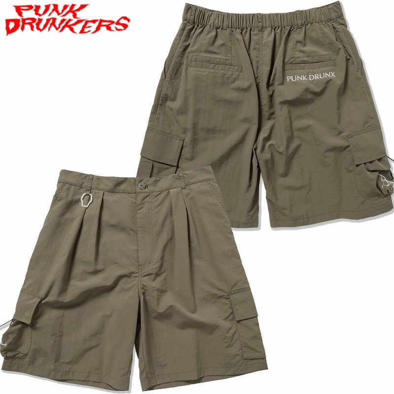 パンクドランカーズ PUNK DRUNKERS 化石カーゴショーツ(KHAKI) | 大阪