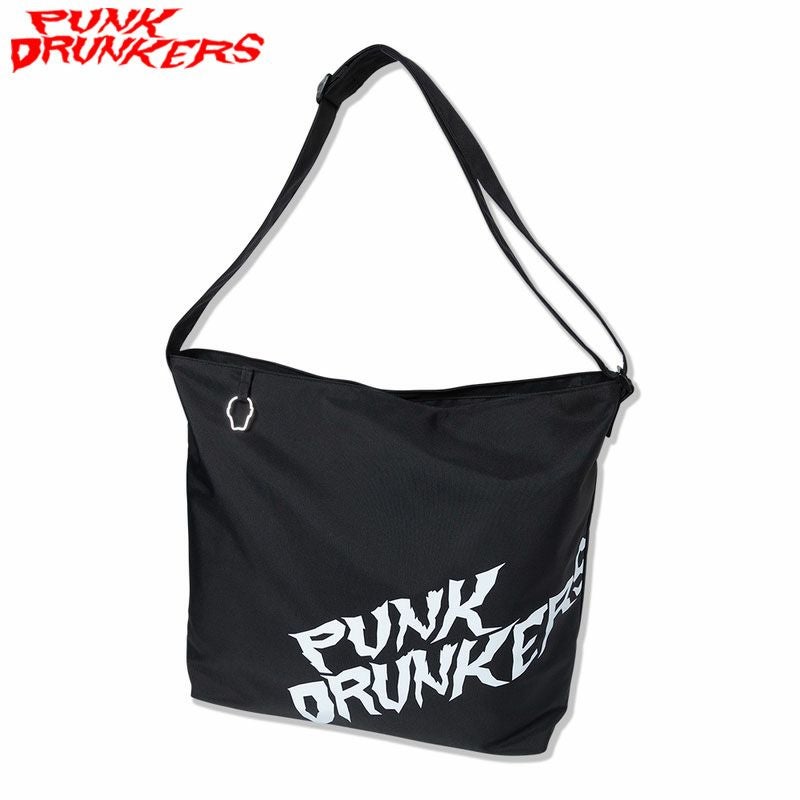 【未使用品】パンクドランカーズ PDSメッセンジャーBAG ブラック パンクドランカーズ PUNK DRUNKERS PDSメッセンジャーBAG / 2nd (BLACK