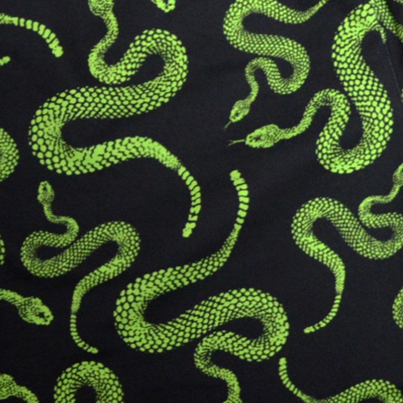 ライフズアビーチ Life's A Beach ELASTIC SHORTS SNAKE(BLACK/GREEN