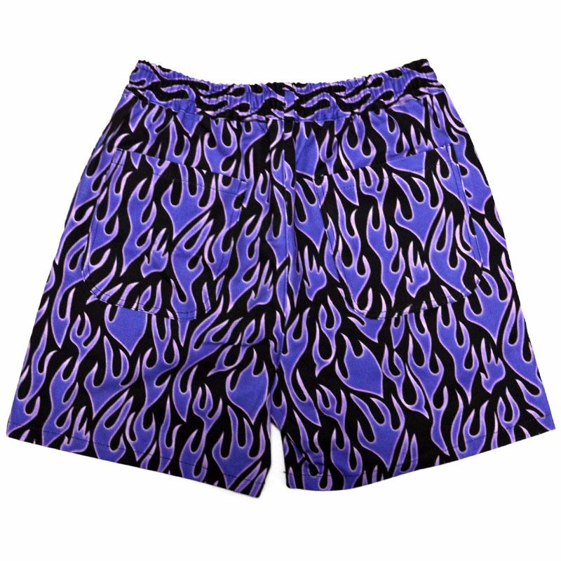 ライフズアビーチ Life's A Beach ELASTIC SHORTS FIRE FRAME(BLACK