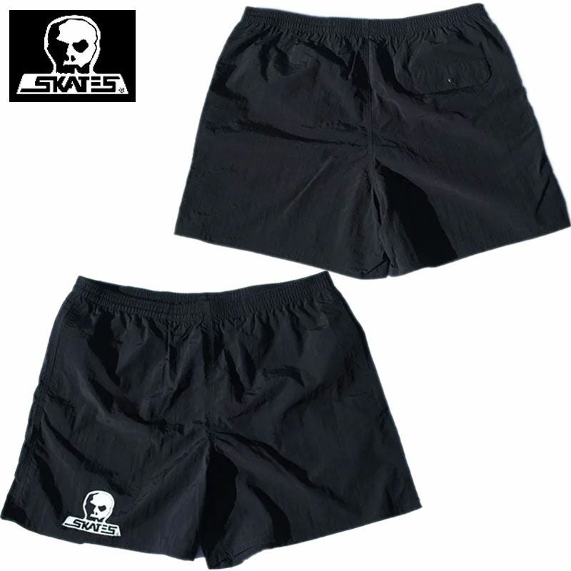 スカルスケーツ　ネルショーツ スカルスケーツ SKULL SKATES NYLON SHORTS (BLACK) | 大阪心斎橋