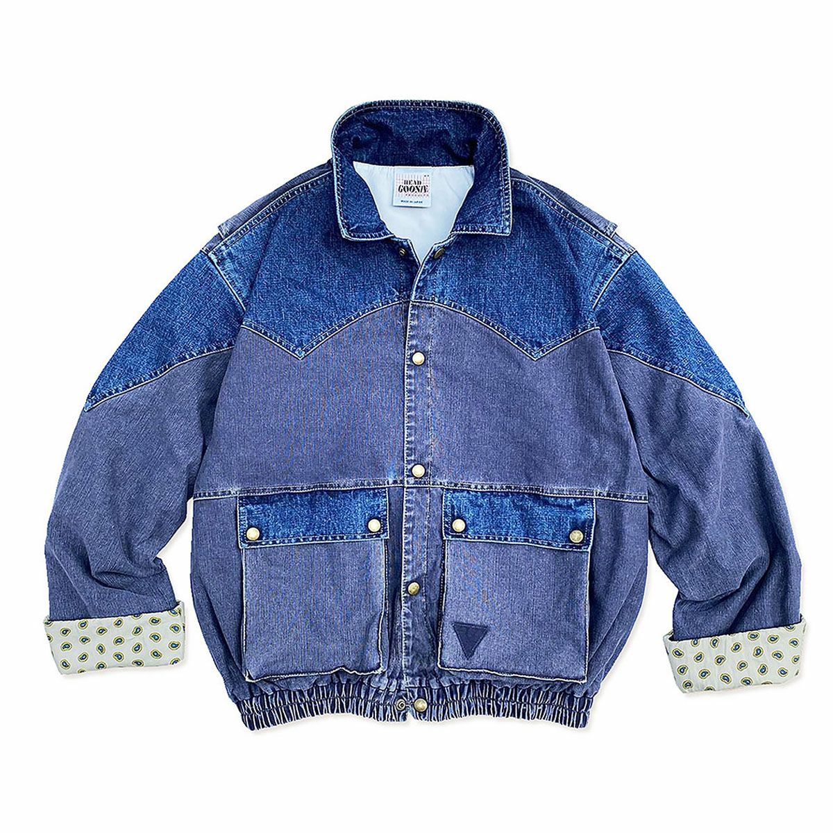 ジャケット・アウター HEAD GOONIE/1985 ADVENTURE DENIM JACKET ヘッドグーニー HEADGOONIE 1985 TIMETRAVELERS BOMBER JACKET(INDIGO