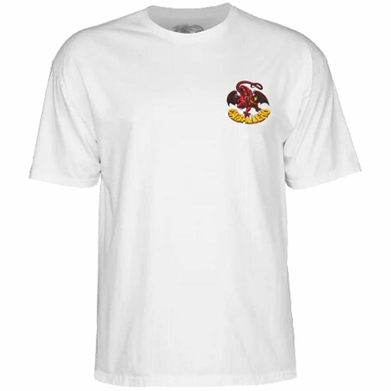 パウエルペラルタ POWELL PERALTA CAB CLASSIC DRAGON S/S TEE(WHITE