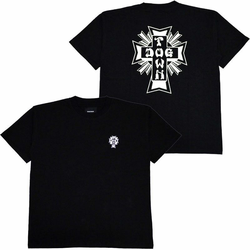 ドッグタウン DOGTOWN クロスロゴ 半袖Tシャツ(BLACK) | 大阪心斎橋
