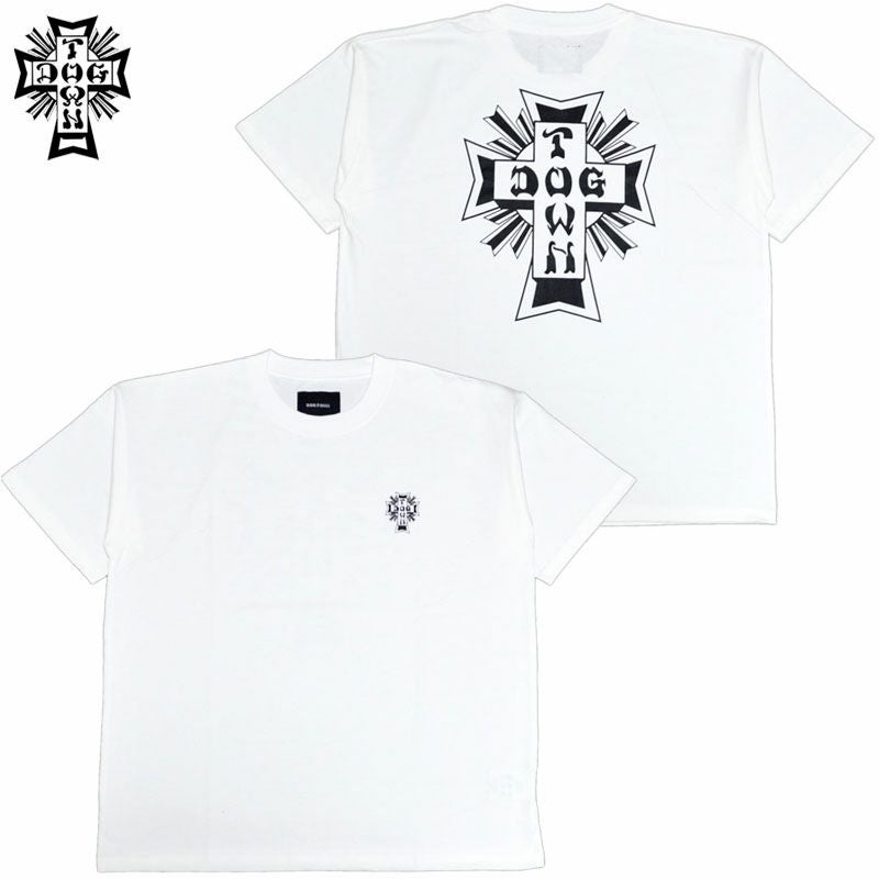 ドッグタウン DOGTOWN クロスロゴ 半袖Tシャツ(WHITE) | 大阪心斎橋