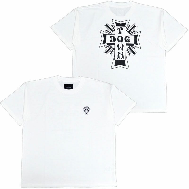 ドッグタウン DOGTOWN クロスロゴ 半袖Tシャツ(WHITE) | 大阪心斎橋