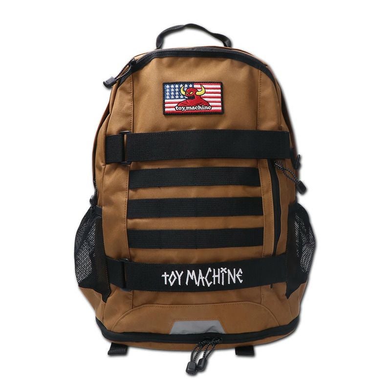 トイマシーン TOY MACHINE TM SK8ER BACKPACK(BROWN) | 大阪心斎橋 トイマシーン TOY MACHINE TM SK8ER BACKPACK(BROWN) | 大阪心斎橋