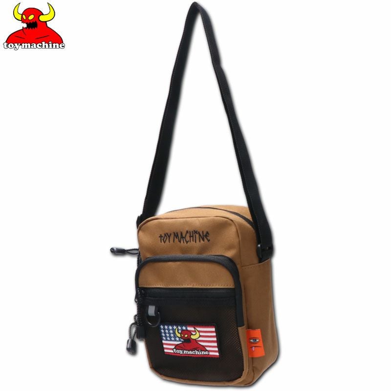バッグ tm トイマシーン TOY MACHINE TM QUICK SHOULDER BAG(BROWN) | 大阪心斎橋