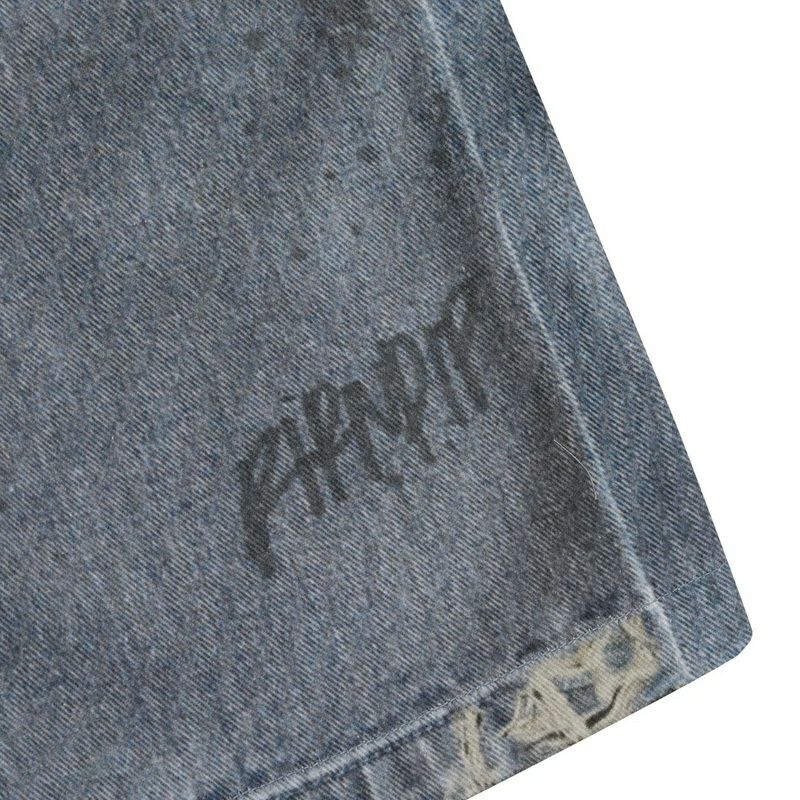リップンディップ RIPNDIP REAL STRAIGHT LEG DENIM PANTS(LIGHT WASH
