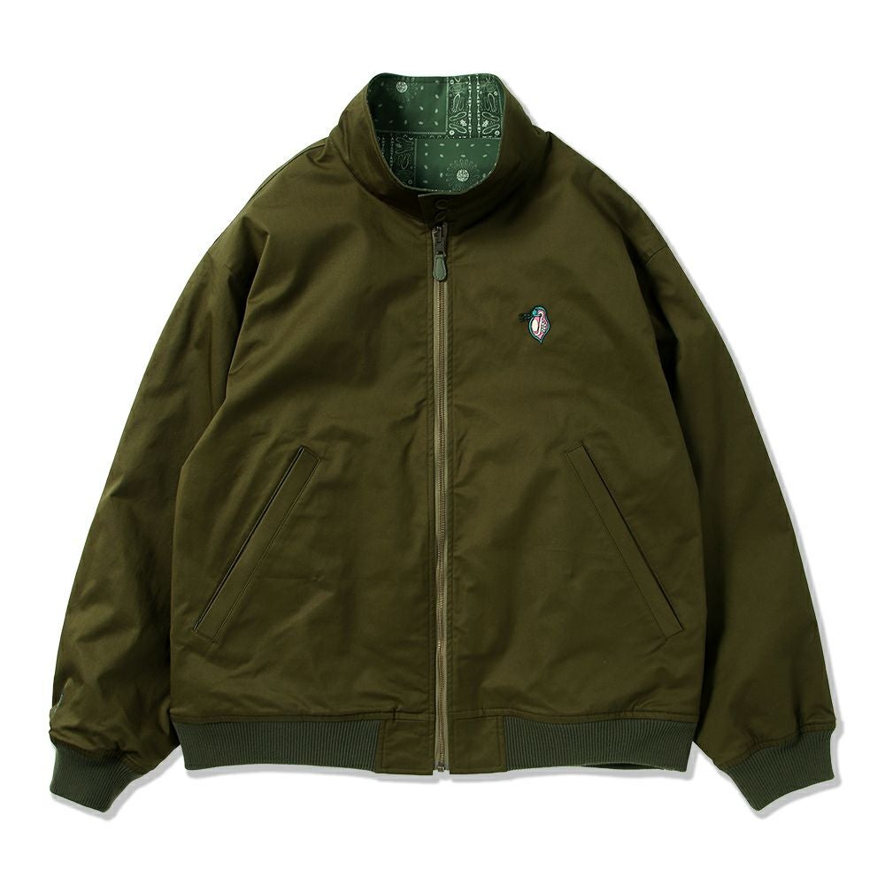 パンクドランカーズ✖️ミルクボーイコラボアイテム　MBPD スカジャン オリーブ色 中古・古着通販】PUNK DRUNKERS (パンクドランカーズ) MILK BOY