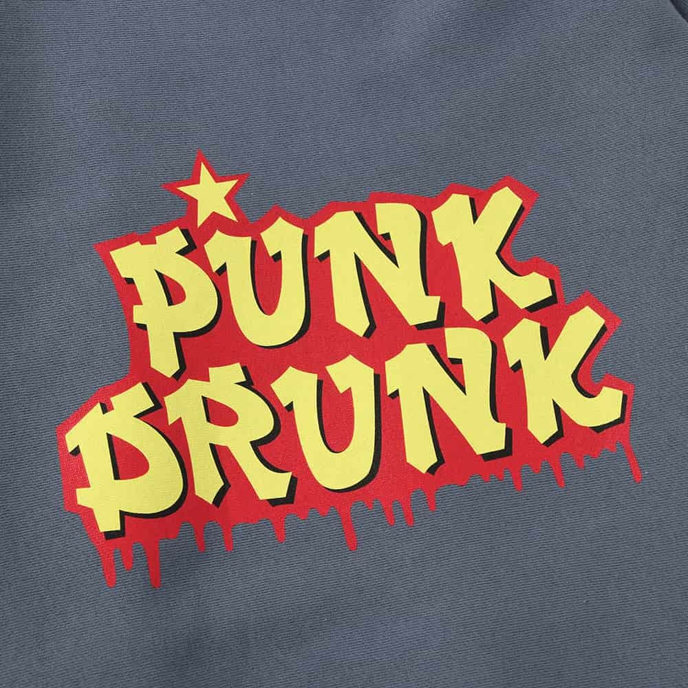 パンクドランカーズ PUNK DRUNKERS パンクドスタイルトレーナー(S.BLUE