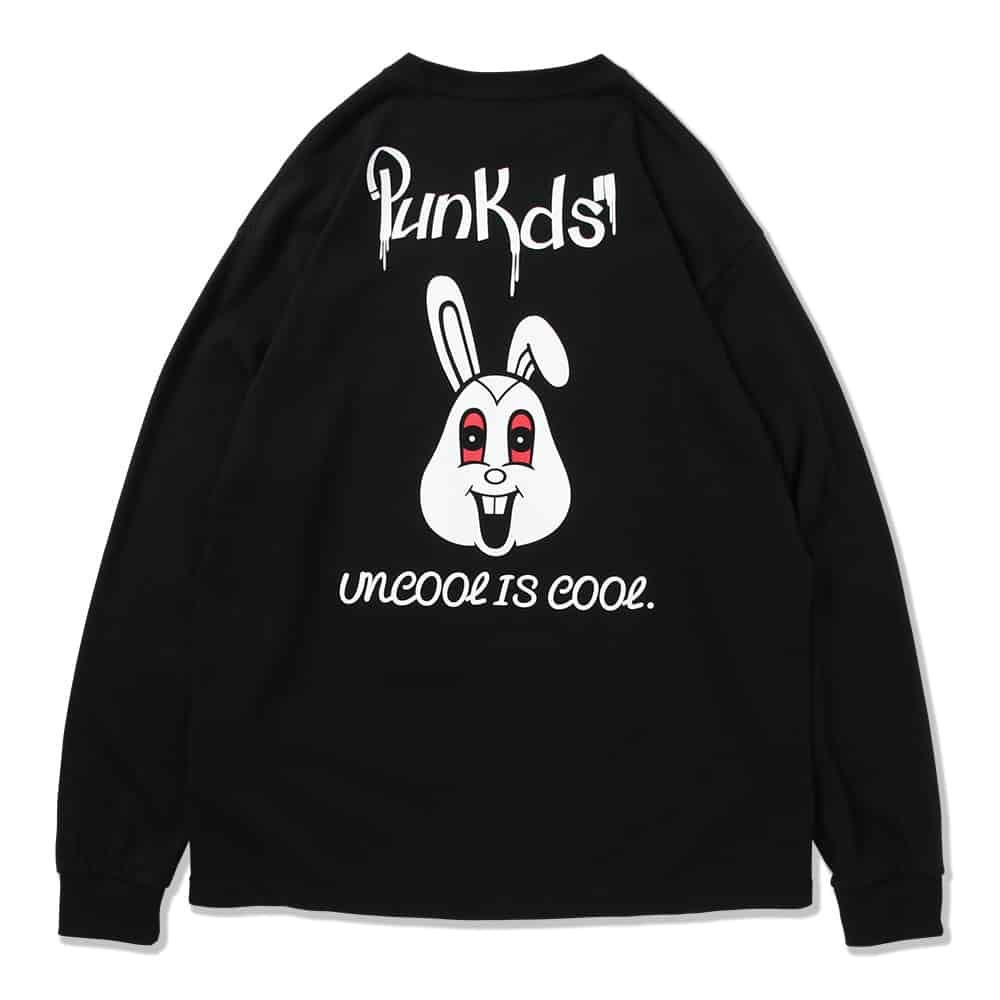 パンクドランカーズ PUNK DRUNKERS USAGIロンTEE(BLACK) | 大阪心斎橋