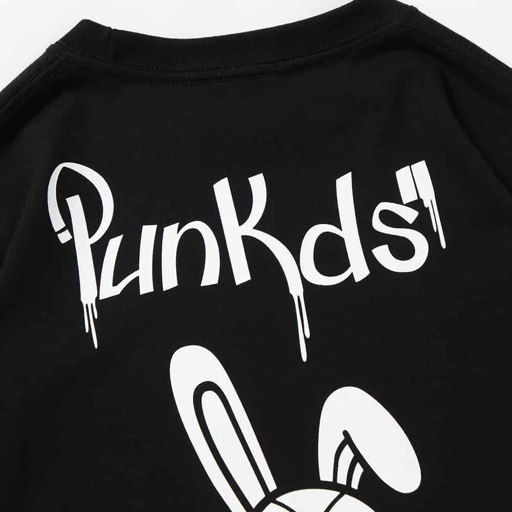 パンクドランカーズ PUNK DRUNKERS USAGIロンTEE(BLACK) | 大阪心斎橋
