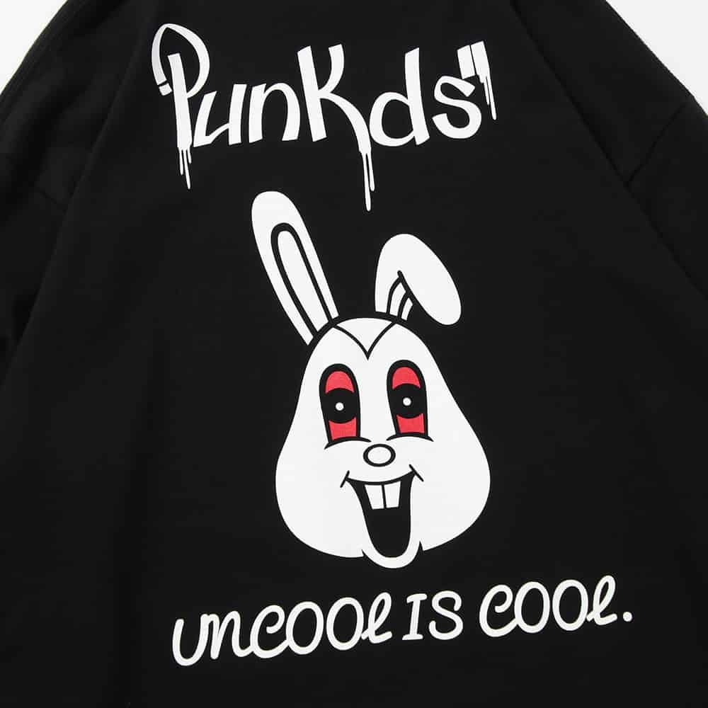 パンクドランカーズ PUNK DRUNKERS USAGIロンTEE(BLACK) | 大阪心斎橋