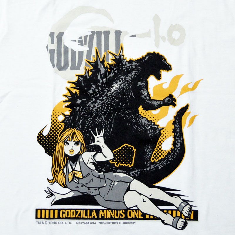 地球防衛軍秘密基地 東宝怪獣コレクション ゴジラ-1.0 S/S TEE(WHITE