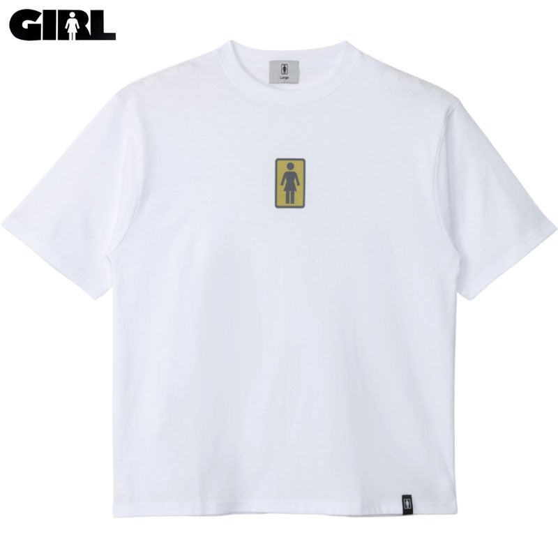 ガールスケートボード GIRL SKATEBOARDS BOXED OG S/S TEE(L.YELLOW