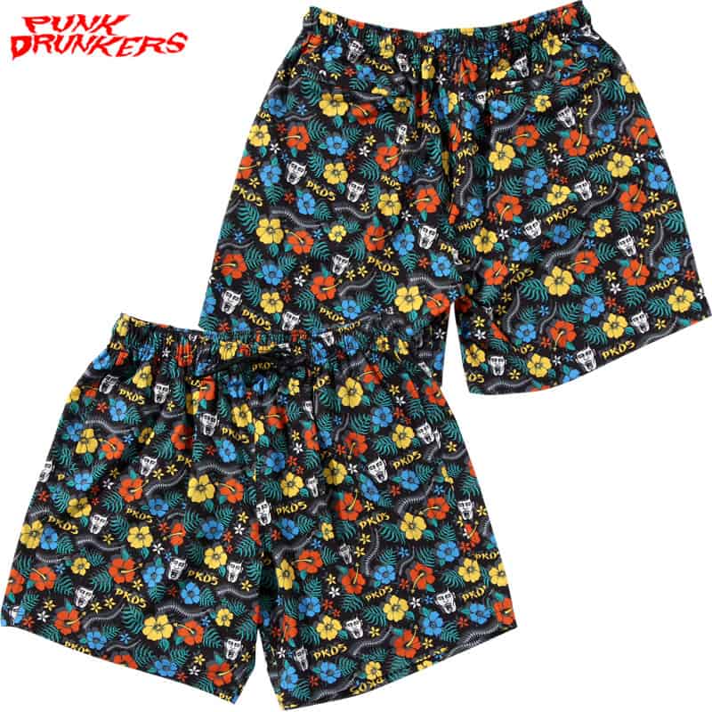 パンクドランカーズ PUNK DRUNKERS 常夏スイムショーツ(BLACK) | 大阪