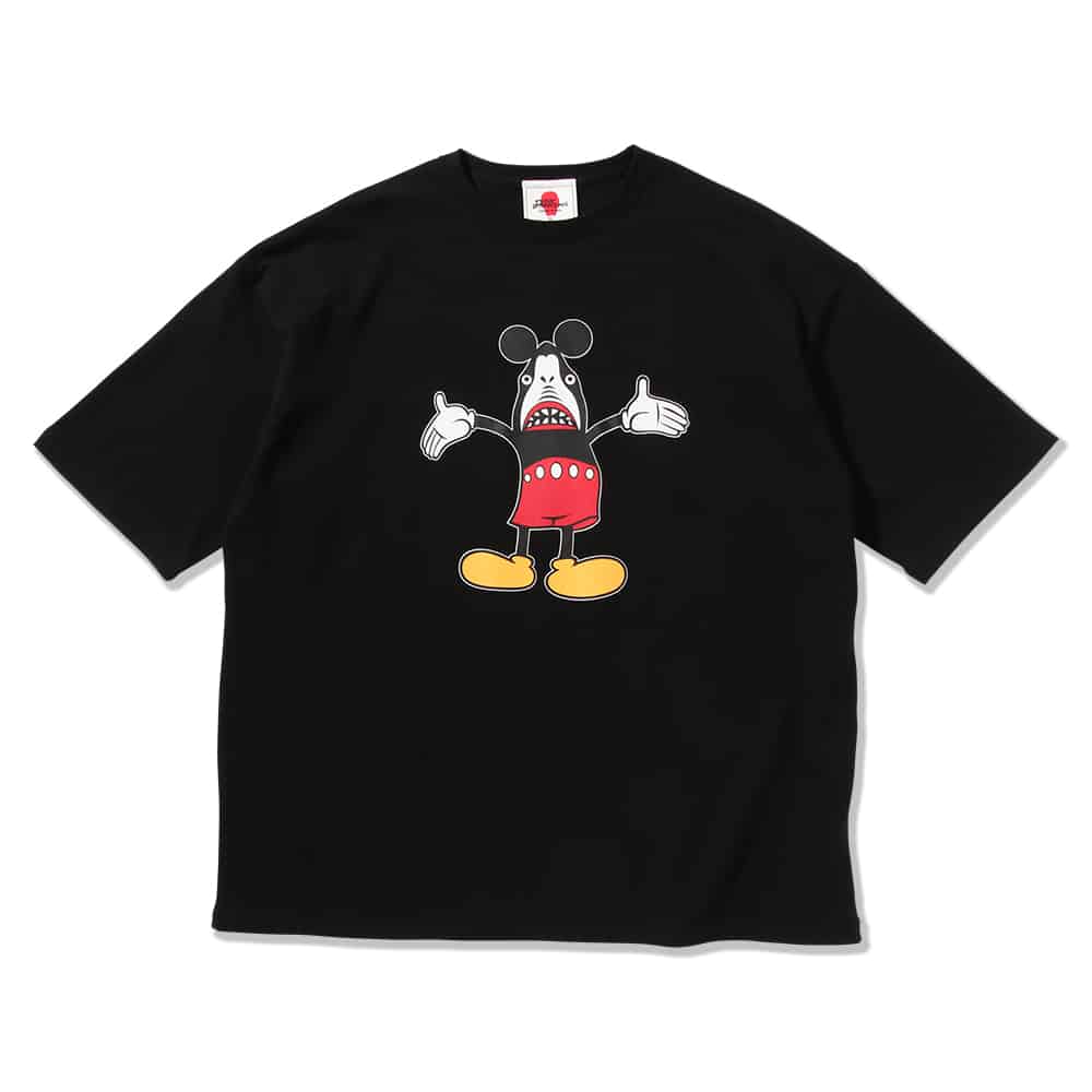 パンクドランカーズ PUNK DRUNKERS 鮫ねずみBIG.TEE(BLACK) | 大阪