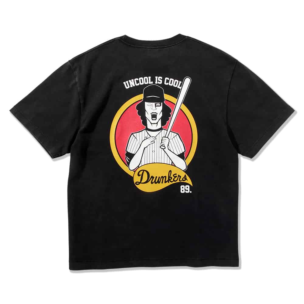 パンクドランカーズ PUNK DRUNKERS メジャーリーガーアイツTEE(H.BLACK