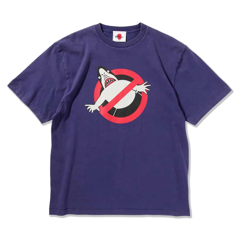 パンクドランカーズ PUNK DRUNKERS 鮫人バスターズTEE(H.PURPLE