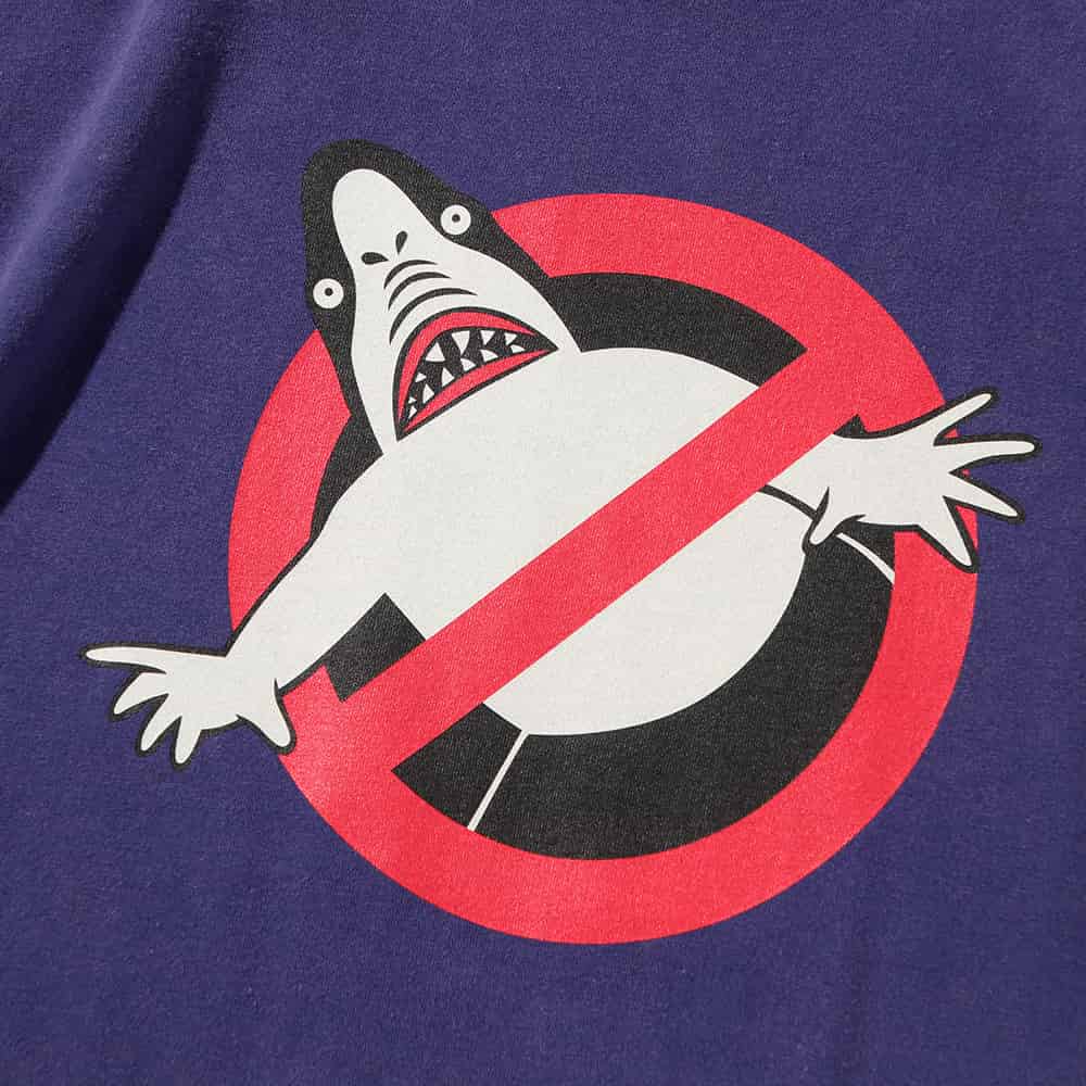 パンクドランカーズ PUNK DRUNKERS 鮫人バスターズTEE(H.PURPLE