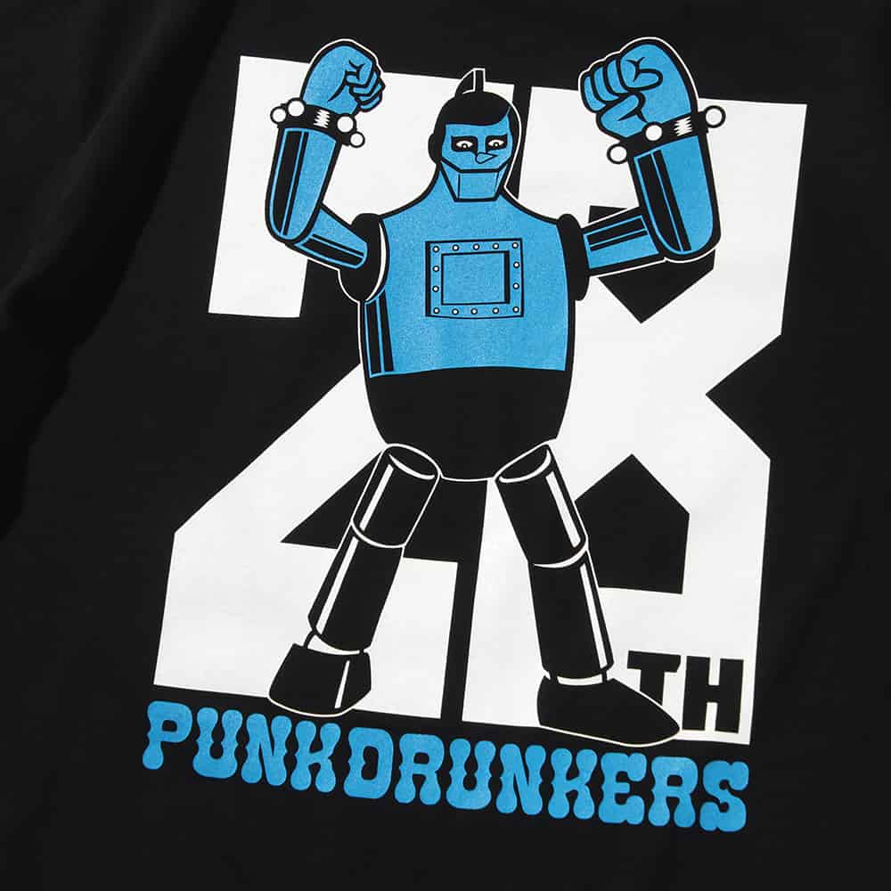 パンクドランカーズ PUNK DRUNKERS 28周年TEE(BLACK) | 大阪心斎橋
