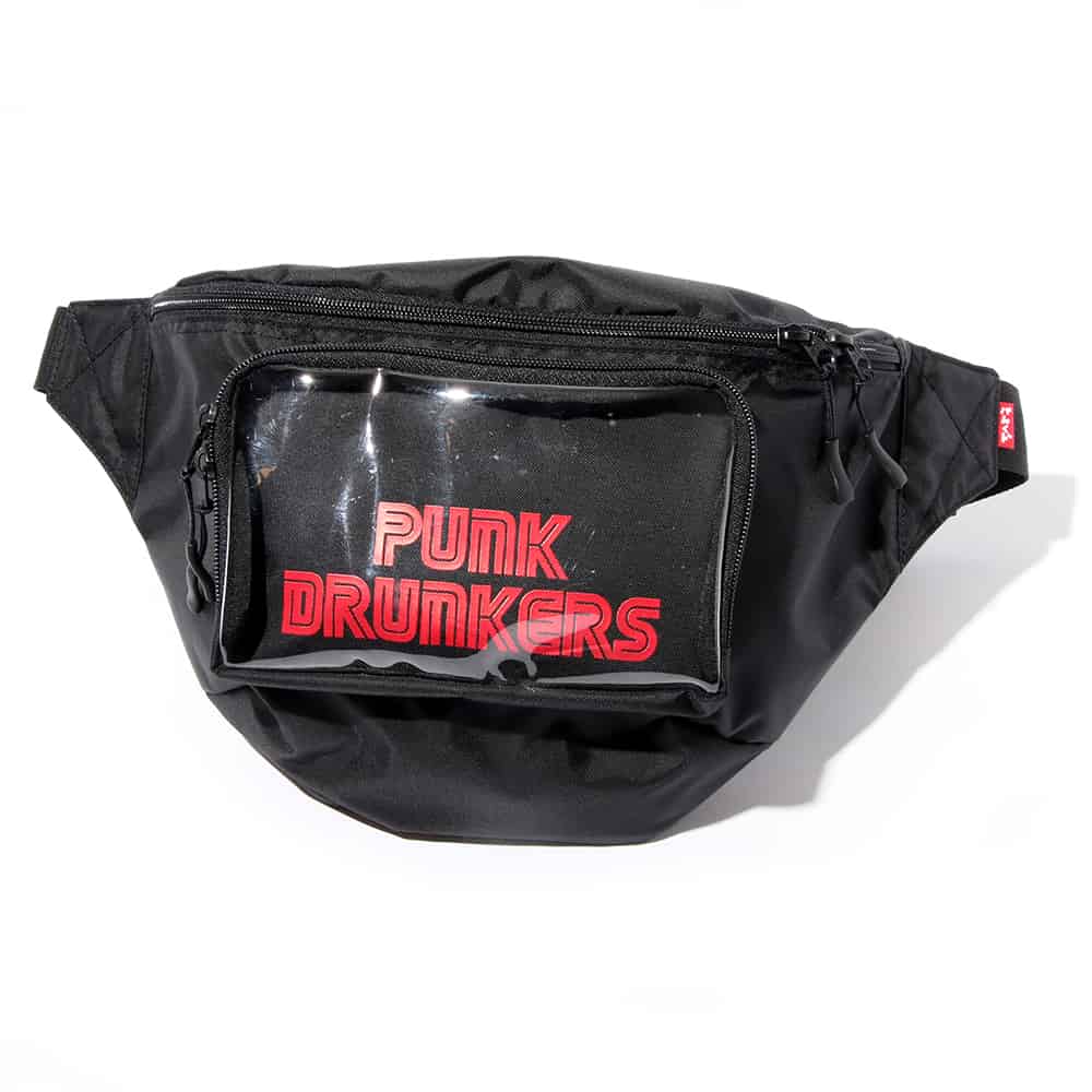 パンクドランカーズウエストバッグ パンクドランカーズ PUNK DRUNKERS アピールウエストBAG(BLACK) | 大阪