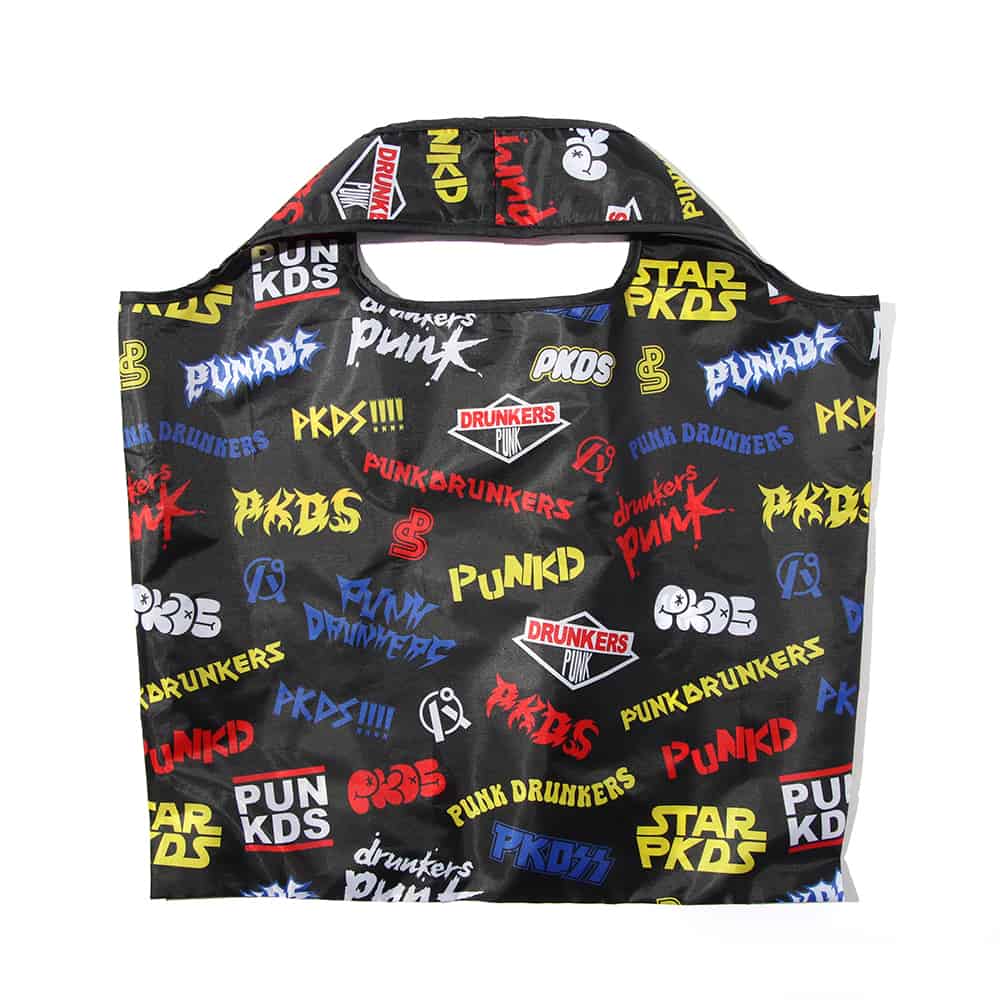 パンクドランカーズ PUNK DRUNKERS 総柄のエコBAG(PDSロゴ) | 大阪
