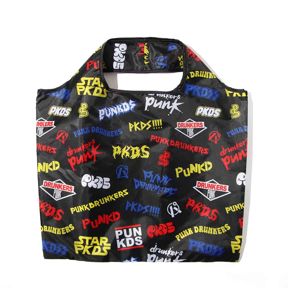 パンクドランカーズ PUNK DRUNKERS 総柄のエコBAG(PDSロゴ) | 大阪