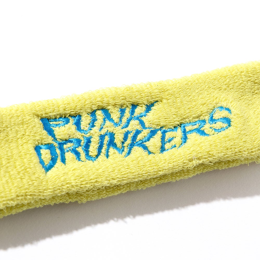 パンクドランカーズ PUNK DRUNKERS ギザロゴヘアバンド(LIME GREEN