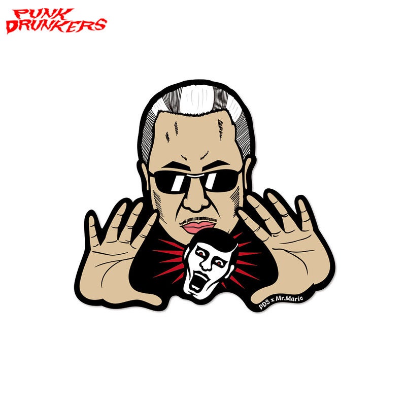 パンクドランカーズ PUNK DRUNKERS ［PDSxMr.マリック］ ステッカー
