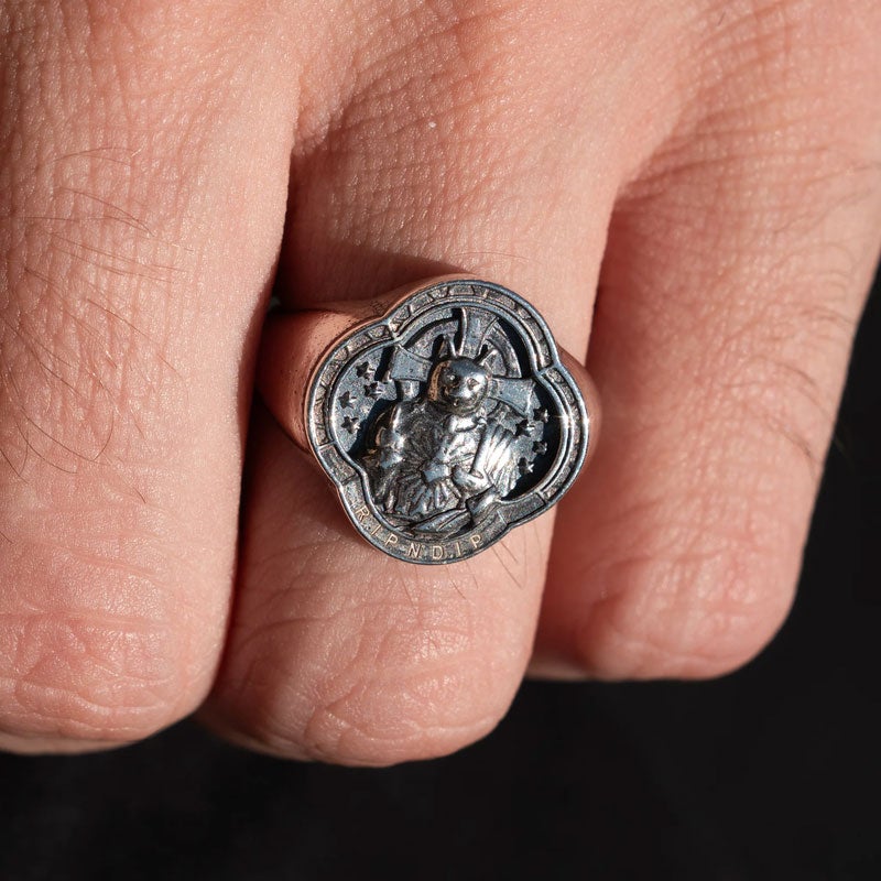 リップンディップ RIPNDIP GUADALUPE NERM RING(SILVER) | 大阪心斎橋