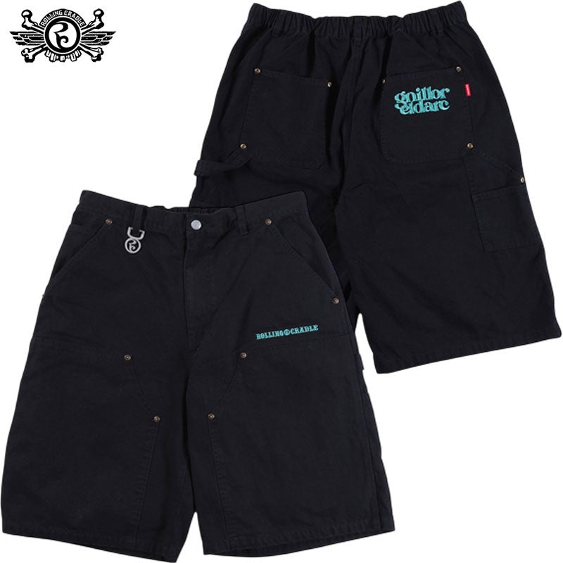 ローリングクレイドル ROLLING CRADLE DOUBLE KNEE SHORTS(BROWN