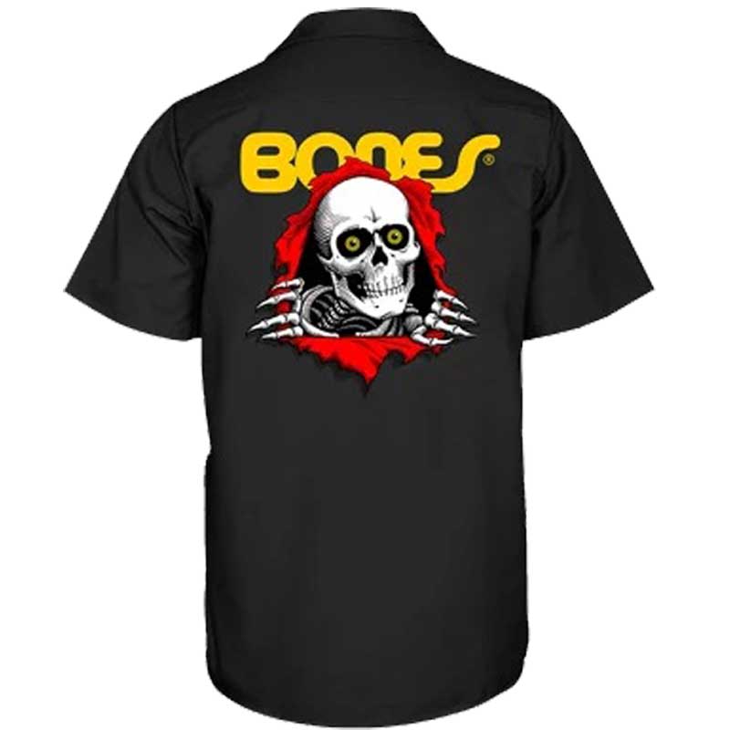 パウエルペラルタ POWELL PERALTA Ripper Work Shirt(BLACK) | 大阪