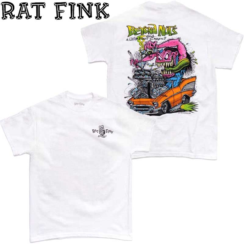 RATFINK ラットフィンク BEYOND NUTS TEE(WHITE) | 大阪心斎橋アメリカ