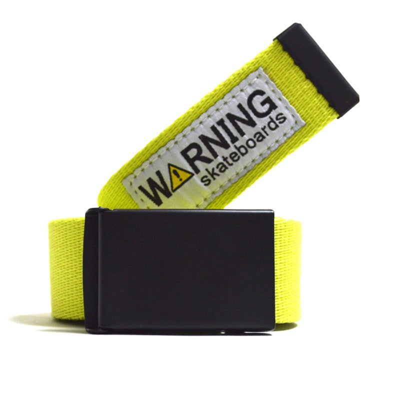 ワーニング スケートボード WARNING SKATEBOARDS LONG LOGO BELT(N