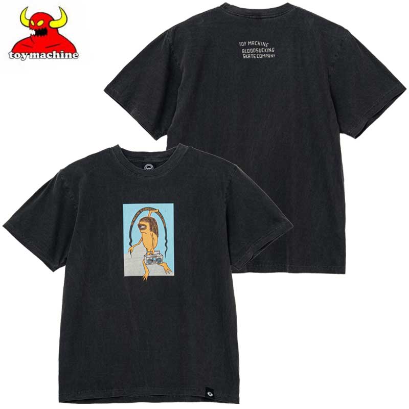 トイマシーン TOY MACHINE ROCK SECT PIGMENT SS TEE(BLACK) | 大阪