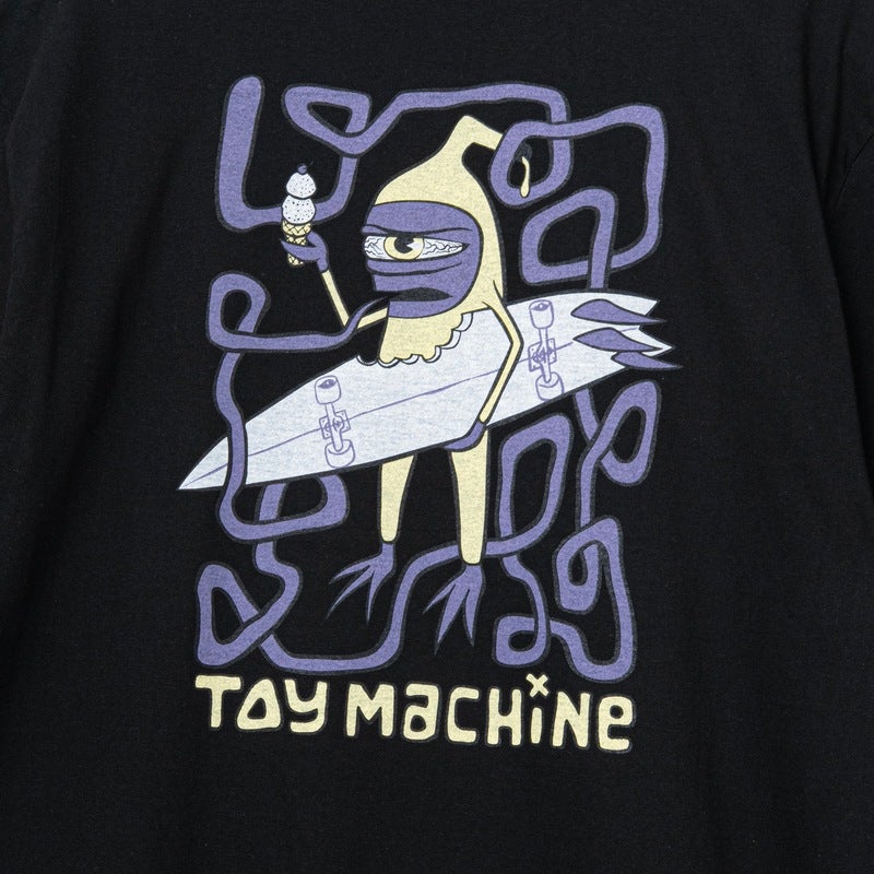 静物ｍ トイマシーン TOY MACHINE SURF SECT SS TEE(BLACK) | 大阪心斎橋